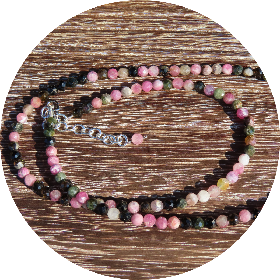 Watermelon Tourmaline Set