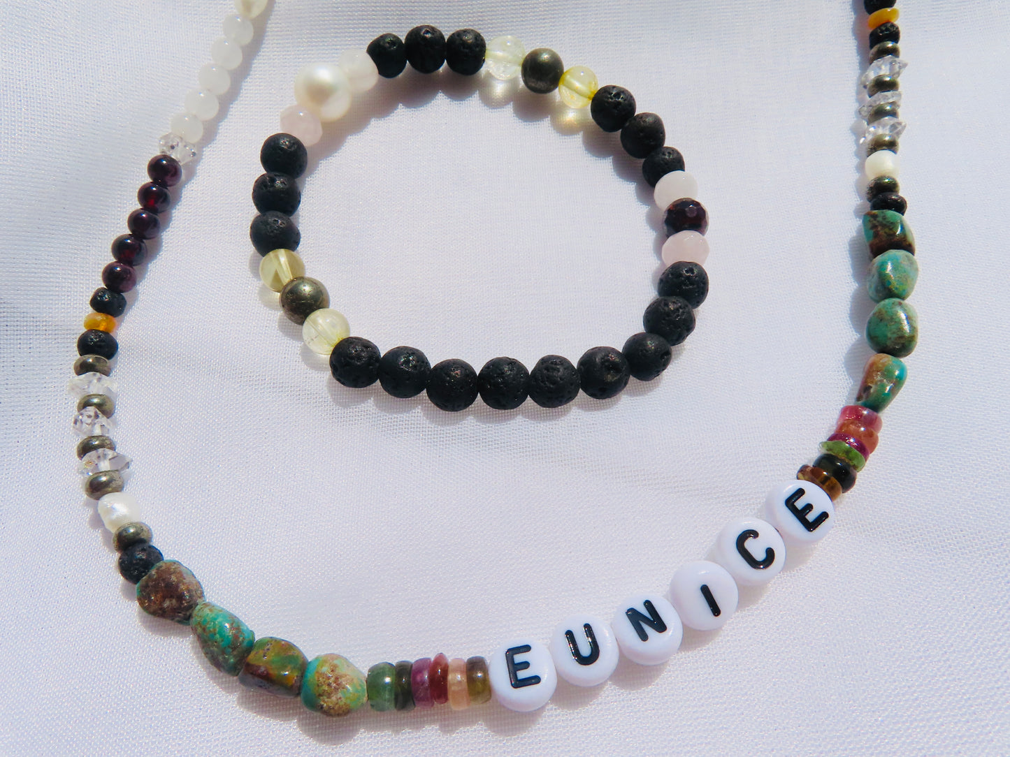 Custom Bundle- Mixed Gemstone X letters